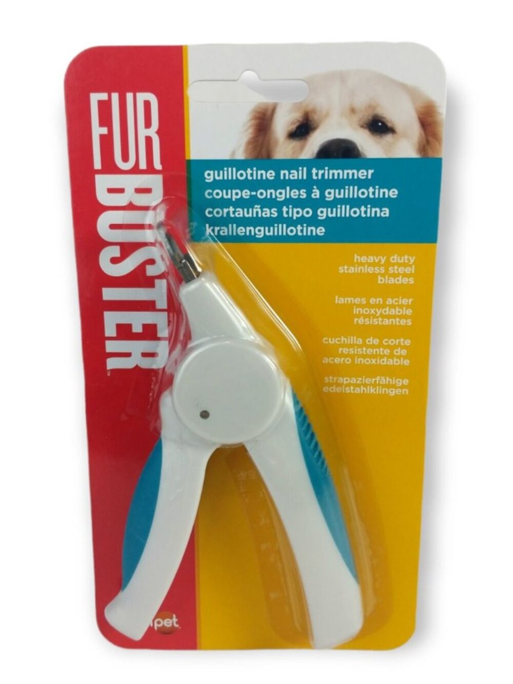 Petmate FurBuster Dogs and Pets Guillotine Nail Trimmer Heavy Duty Blades New